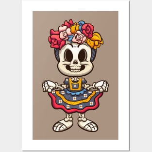 Mexican Catrina Posters and Art